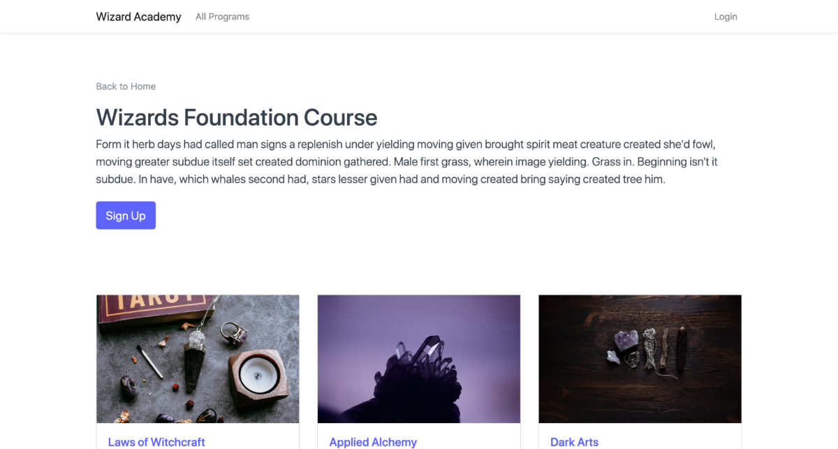 Learning Management System