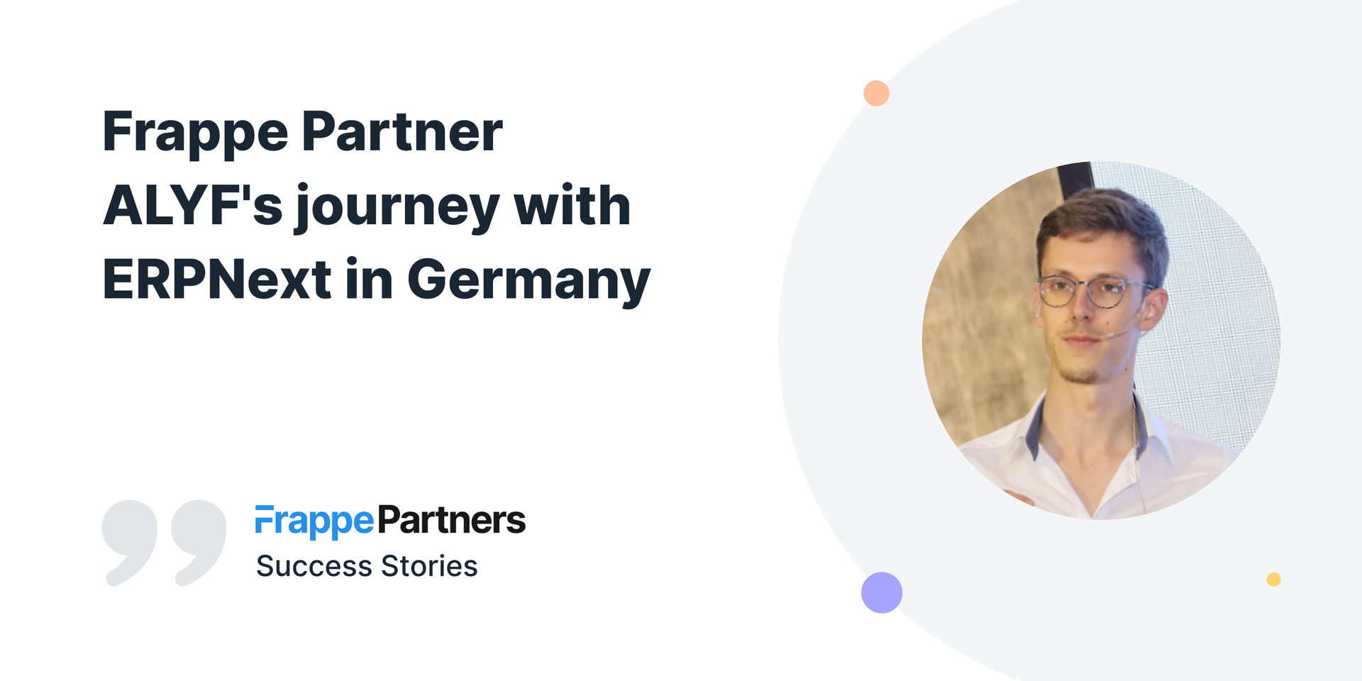 Frappe Partner ALYF's journey with ERPALFrase in Germany - Cover Image