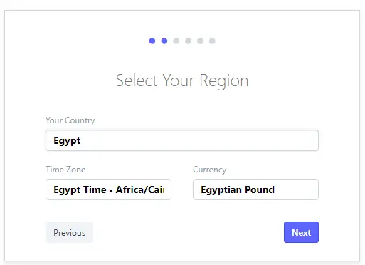 العملة والمنطقة الزمنية
